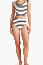 Bottom Rayures High Waist Bikini