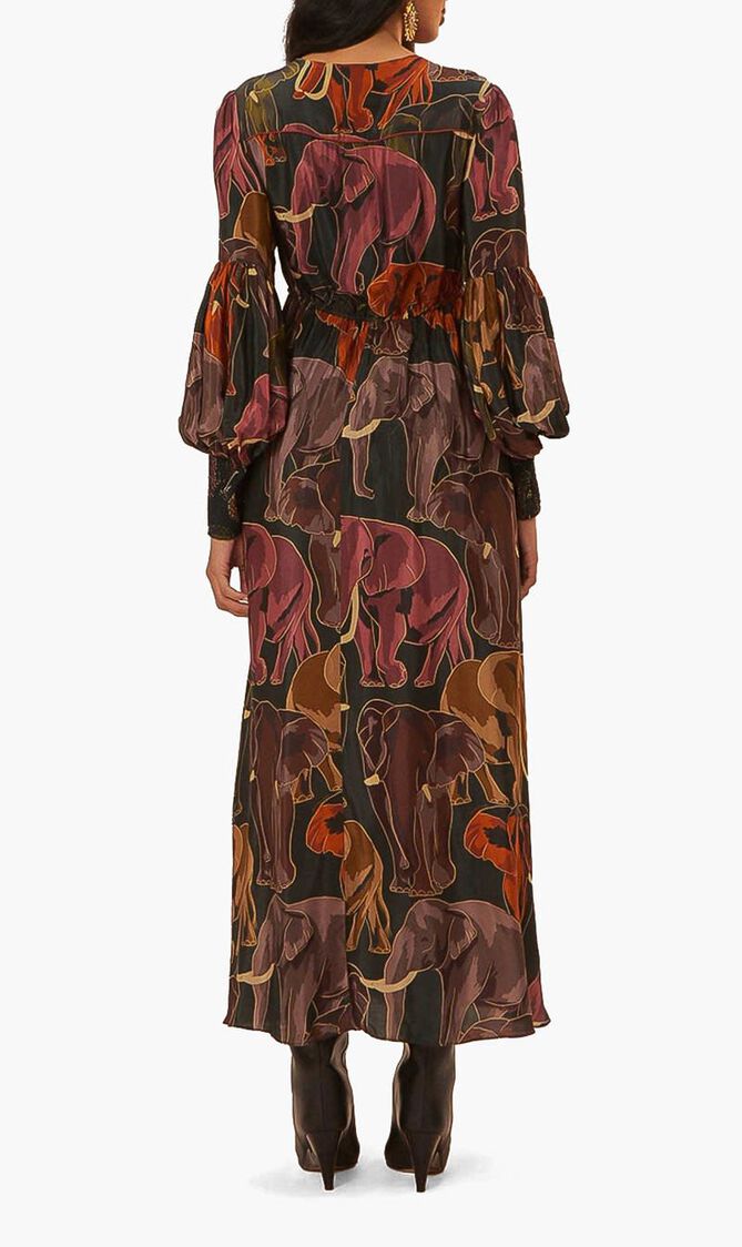 Elephants Maxi Dress