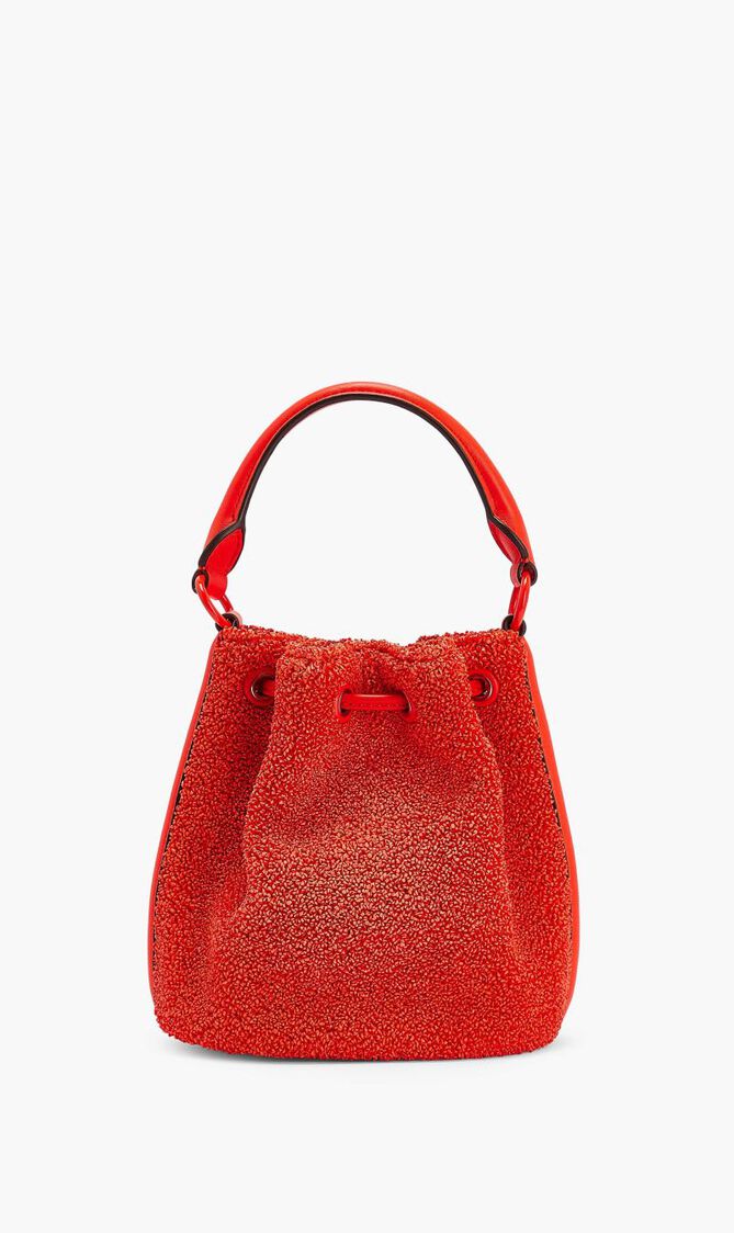 FLEMING SOFT RAFFIA BUCKET BAG