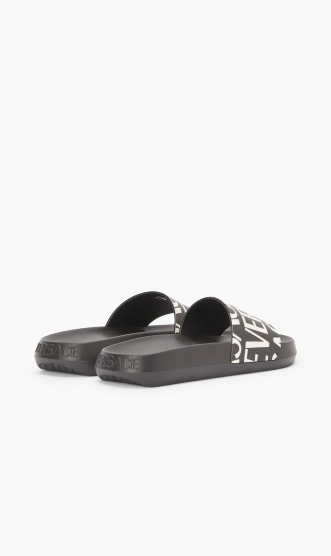 POOL SLIDES AO PRINT VERSACE WORDING