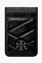 Kira Metallic Pave Logo Card Pocket