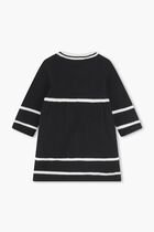 Embroidered Logo Knitted Dress