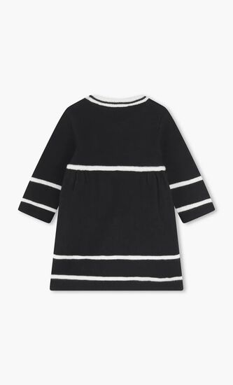 Embroidered Logo Knitted Dress