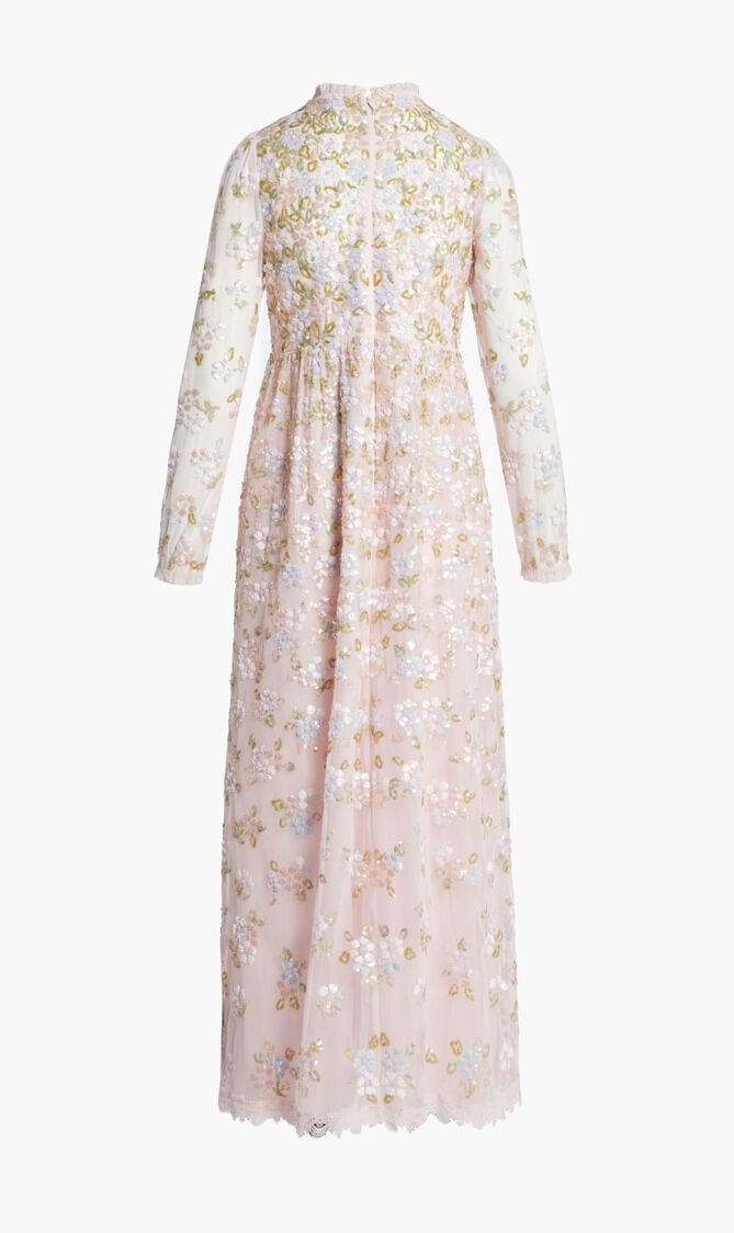 LENA LONG SLEEVE ANKLE GOWN