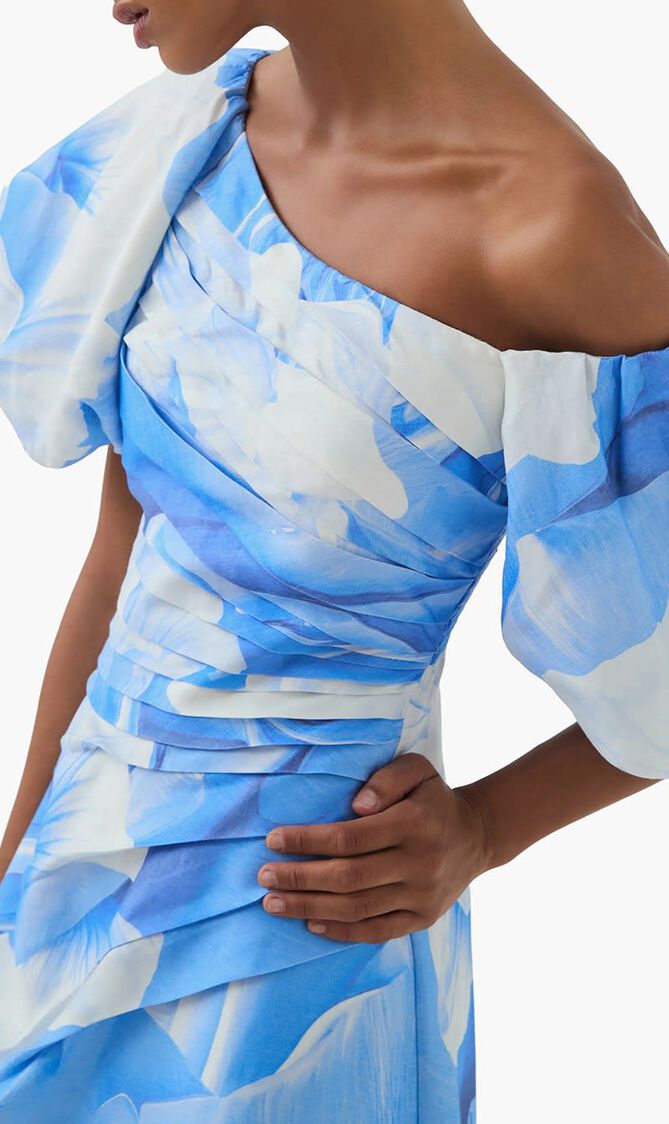 Cadence Ruched Midi Dress