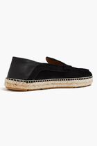 Logo Suede Espadrilles