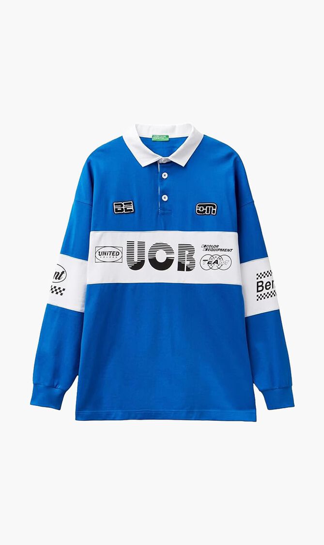 Long Sleeve Rugby Polo Shirt