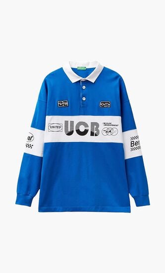Long Sleeve Rugby Polo Shirt