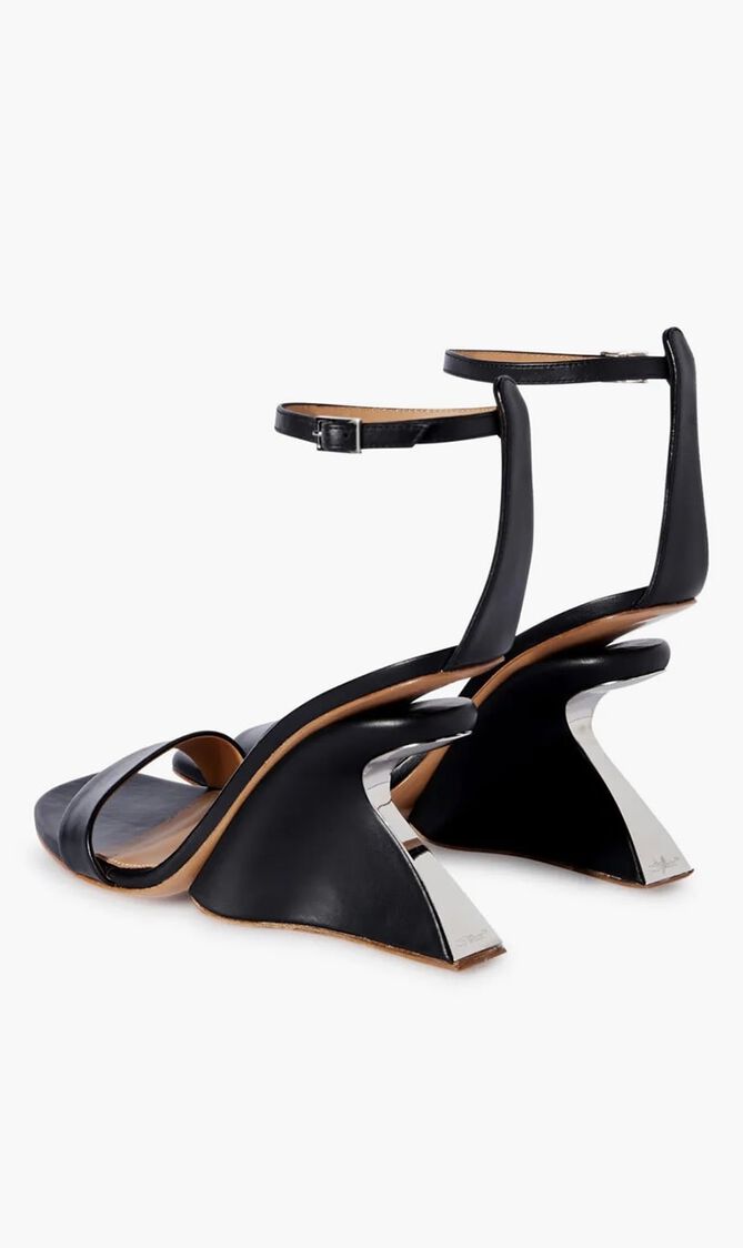 JUG WEDGE SANDAL BLACK BLACK JUG WEDGE SANDAL BLACK BLACK