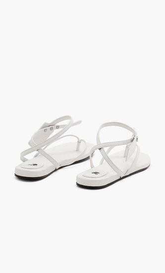 Strappy Leather Flats