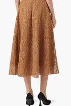 Orchid Embroidered Skirt