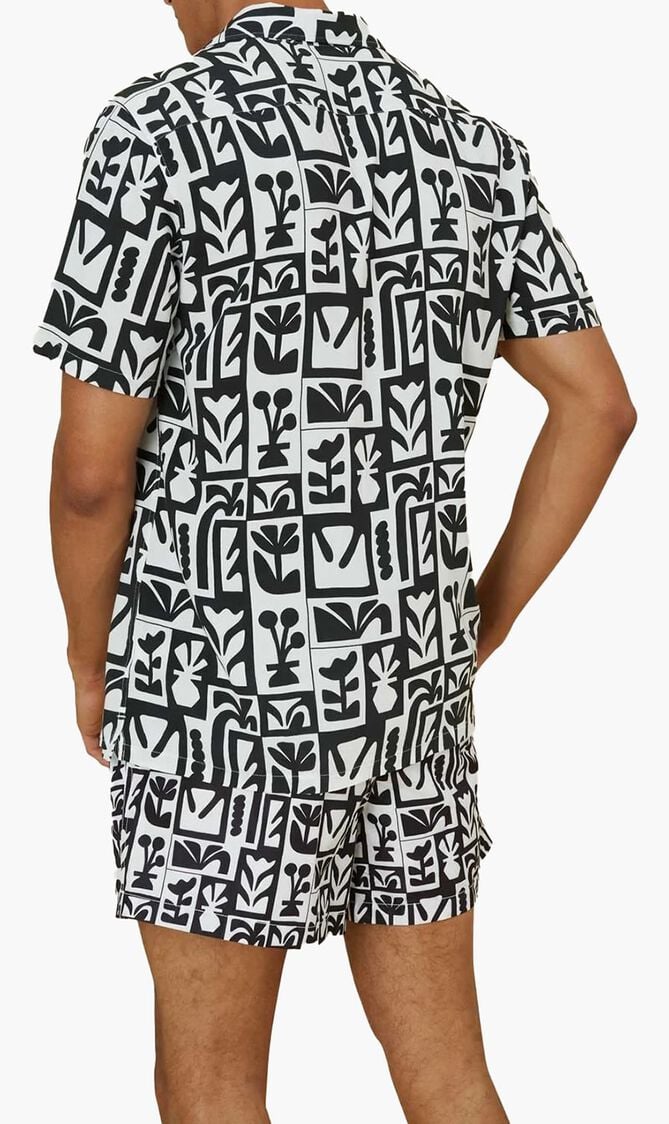 Shirt Black Blooming Shirt Black Blooming