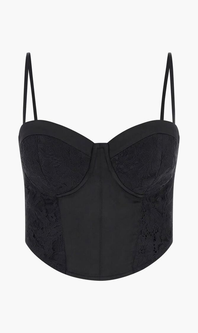 Lace Bustier Top