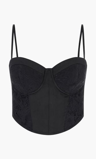 Lace Bustier Top