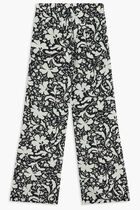 FLOWER PRINT TROUSERS