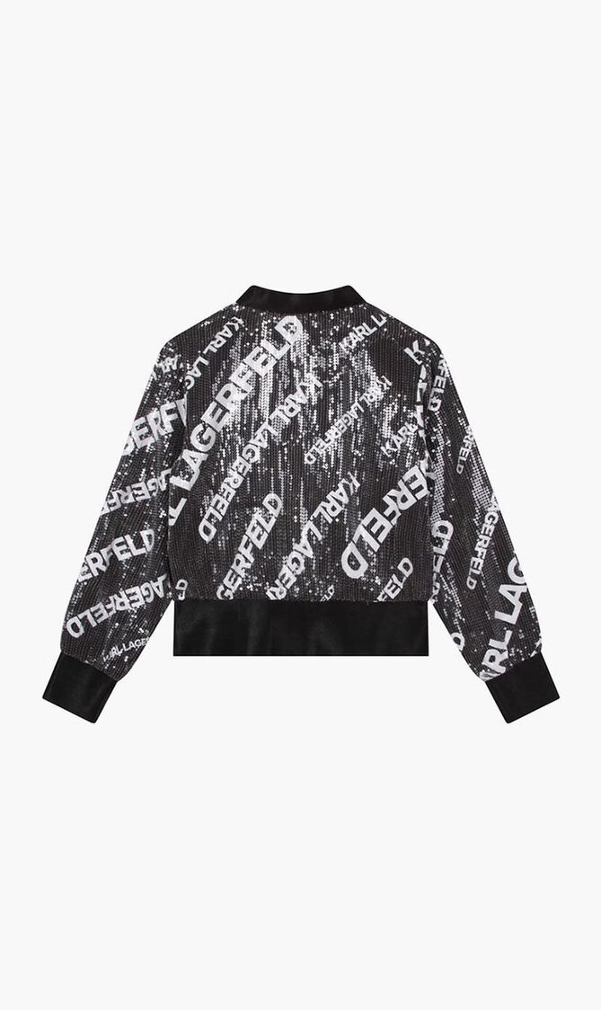 Sequin Bomber Jacket