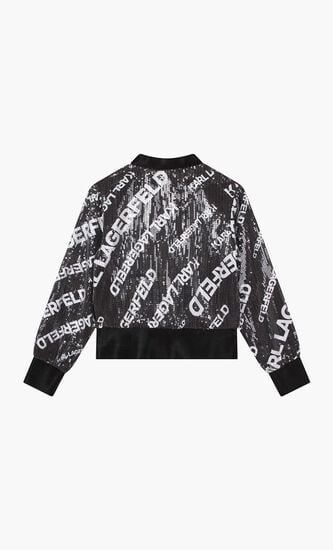 Sequin Bomber Jacket