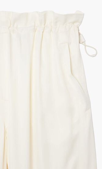 Oversized Satin Cargo Pants