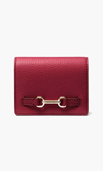 Carson Small Pebbled Leather Wallet