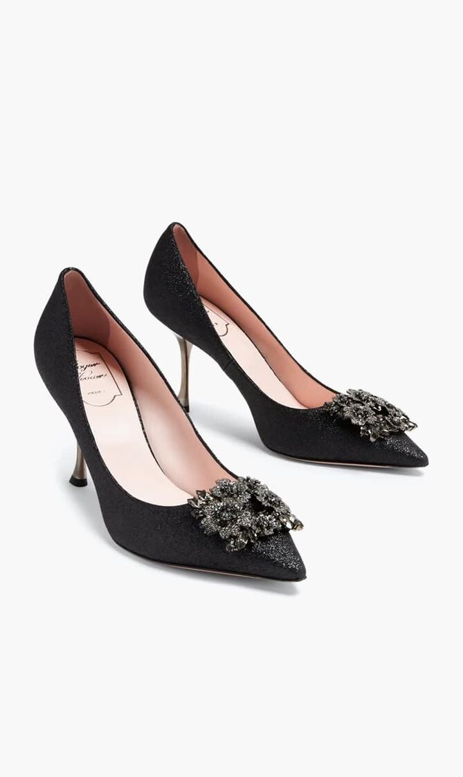 RV Bouquet Strass Buckle Pumps