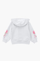 Open Hoodie with Roses