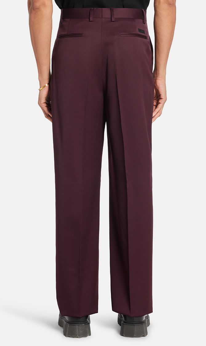 FORMAL PANT CINZED WOOL FABRIC