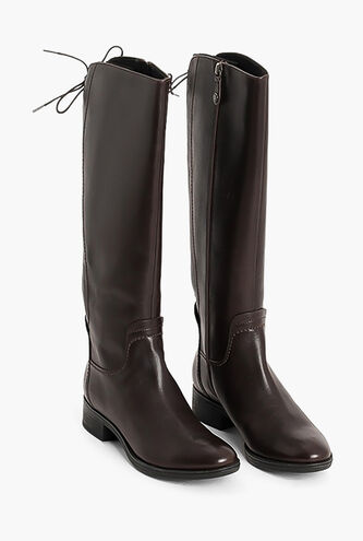 Felicity Leather Knee Boots