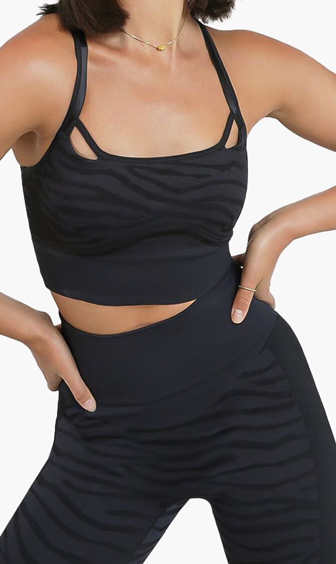 Adidas By Stella Mccartney Seamless Yoga Light Support Bra