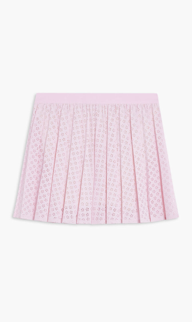 TORY SPORT PERFORMANCE PLEATED LASER CUT TENNIS SKIRT