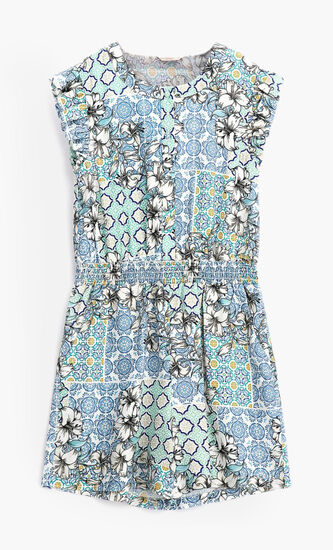VISCOSE BLEND SS ROMPER