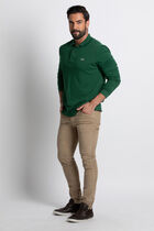 Classic Fit Long Sleeve Polo Shirt