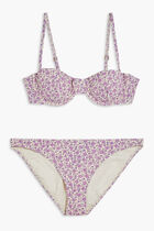 PRINTED UNDERWIRE BIKINI TOP