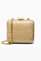 Tina Mini Crocodile Minaudière