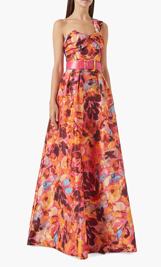 Gardenia One Shoulder Gown
