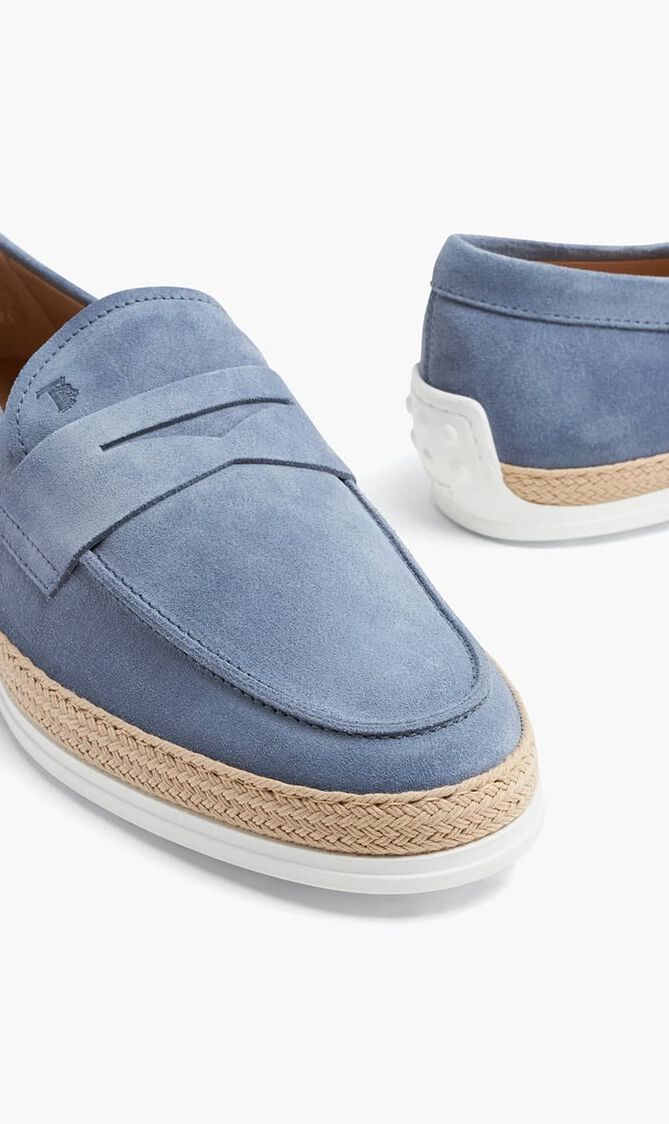 Suede Slip On Loafers