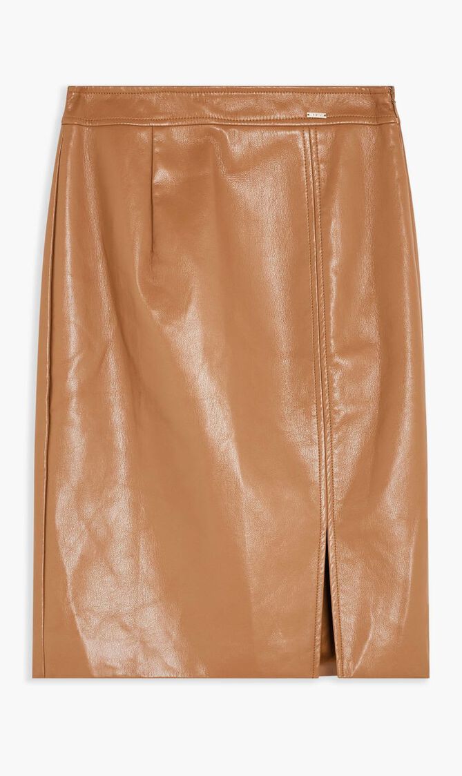 GIORGIA MIDI PU SKIRT