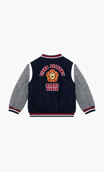 Applique Varsity Bomber Jacket