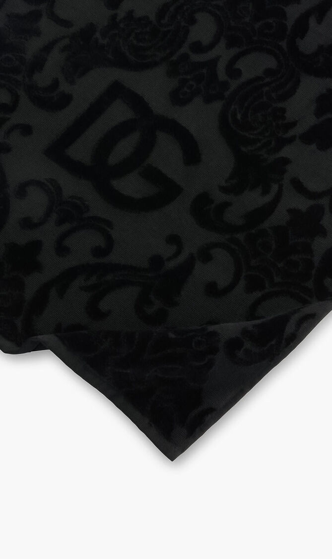 DGA ALL DECORS 5 PIECES BATH TOWELS SET BLACK