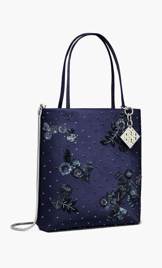 Midnight Embellished Mini Tote
