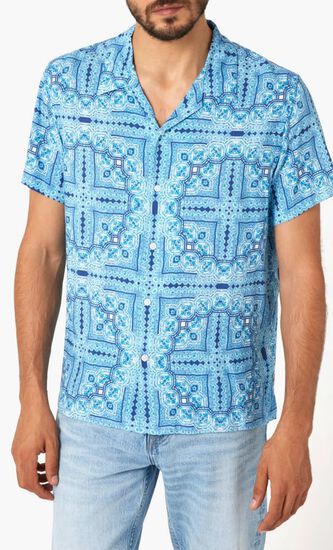 SS ECO RAYON TD BURST SHIRT