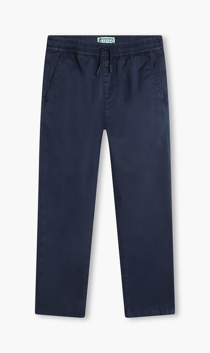 Cotton Blend Trousers