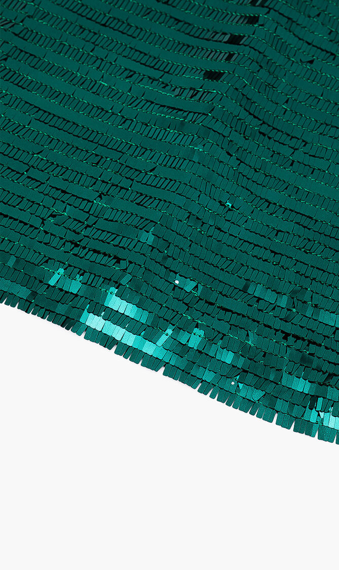 Cascading Sequin Top