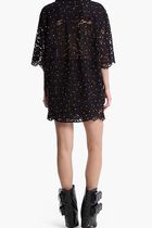Studded Corded Floral Lace Shirt