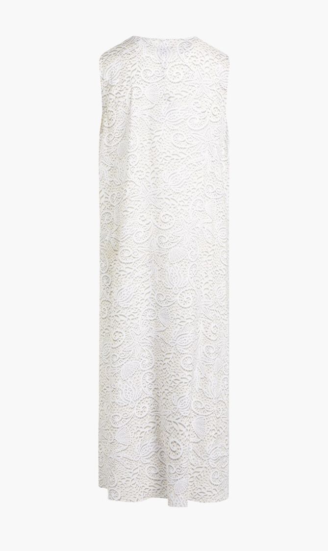 Long Tencel Beach Cover Up Dress