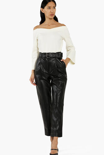 Faydell Leather Trouser