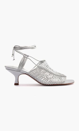 MACRAME HEEL SANDAL