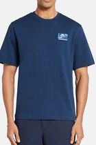 GREEK TEMPLE RUBBER PATCH OVERSIZED T SHIRT