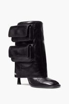 Dakota Leather Cargo Pocket Boots