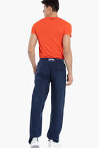 Solid Linen Drawstring Pants