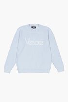 KNIT SWEATER EMBROIDERY VERSACE 1978 RE-EDITION LOGO